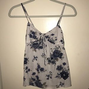 american eagle floral tank top